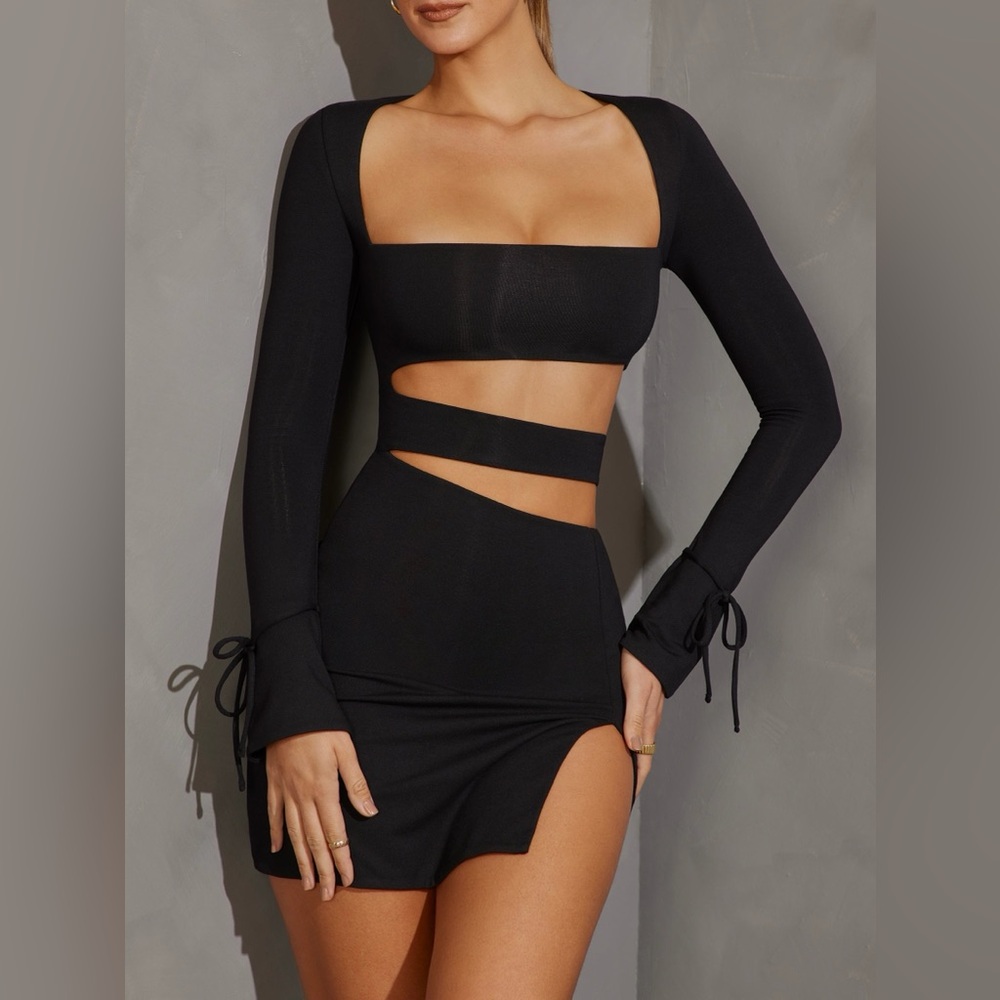 NWT Oh Polly Enya Mini Dress - Black, Size 0
